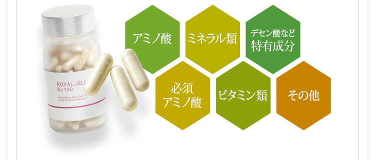アミノ酸 ミネラル類 特有成分